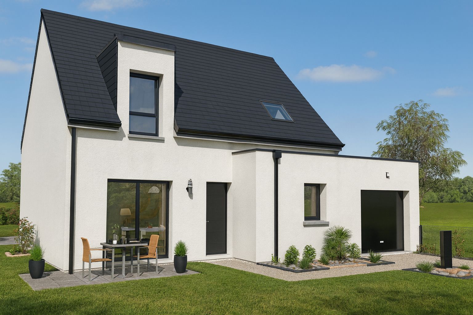 maison à vendre de 95m2 disponible à PLUNERET (56400)