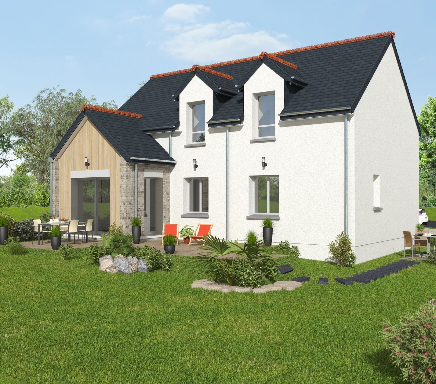 maison à vendre de 135m2 disponible à SAINT-MALO-DE-GUERSAC (44550)