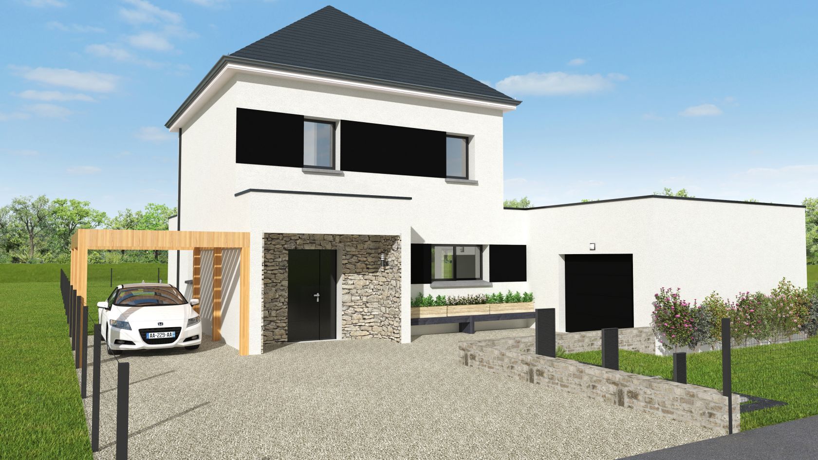 Belle maison à construire disponible à SAINT-JUDOCE