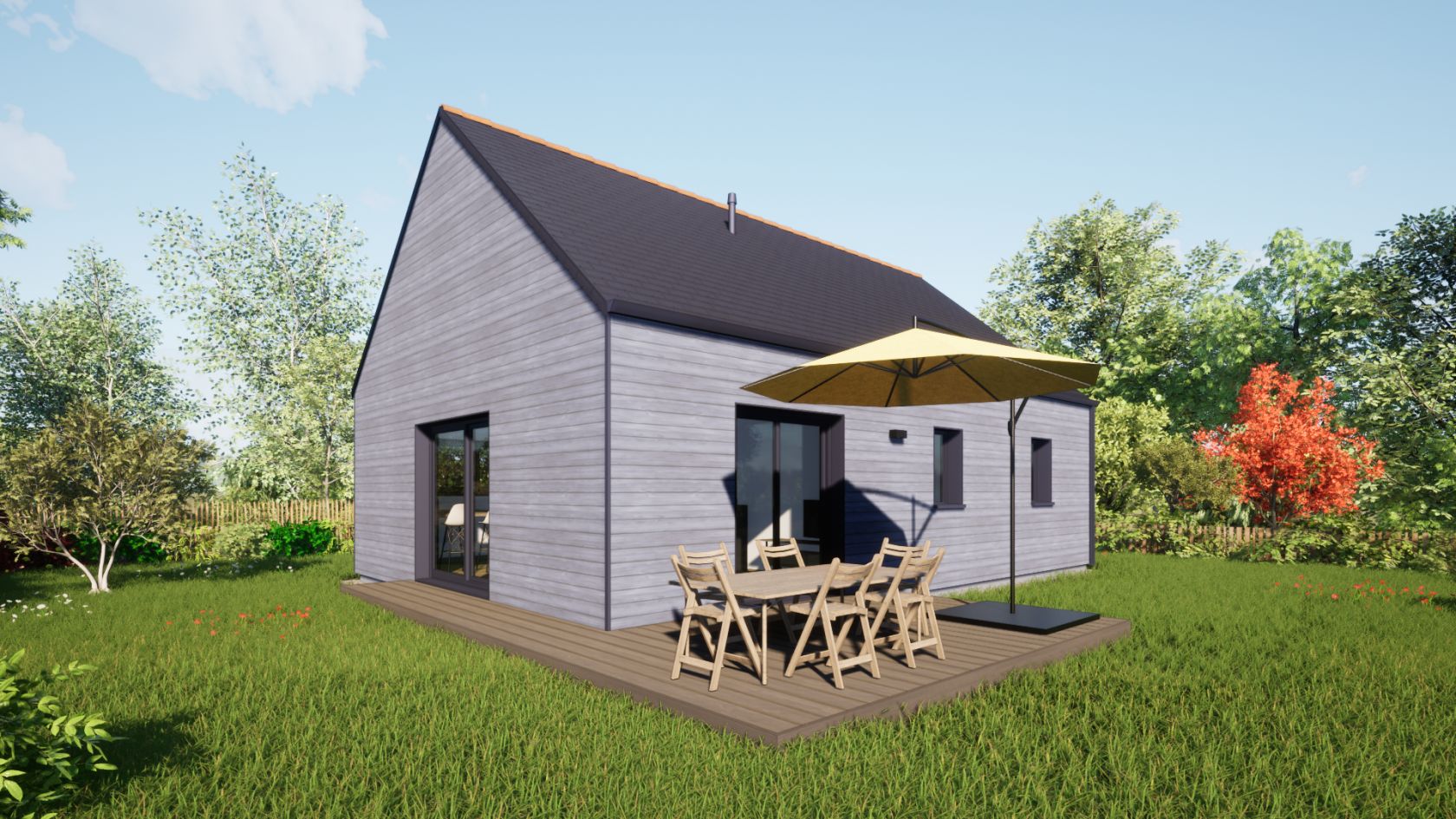 maison à vendre de 70m2 en vente à GRANDCHAMPS-DES-FONTAINES