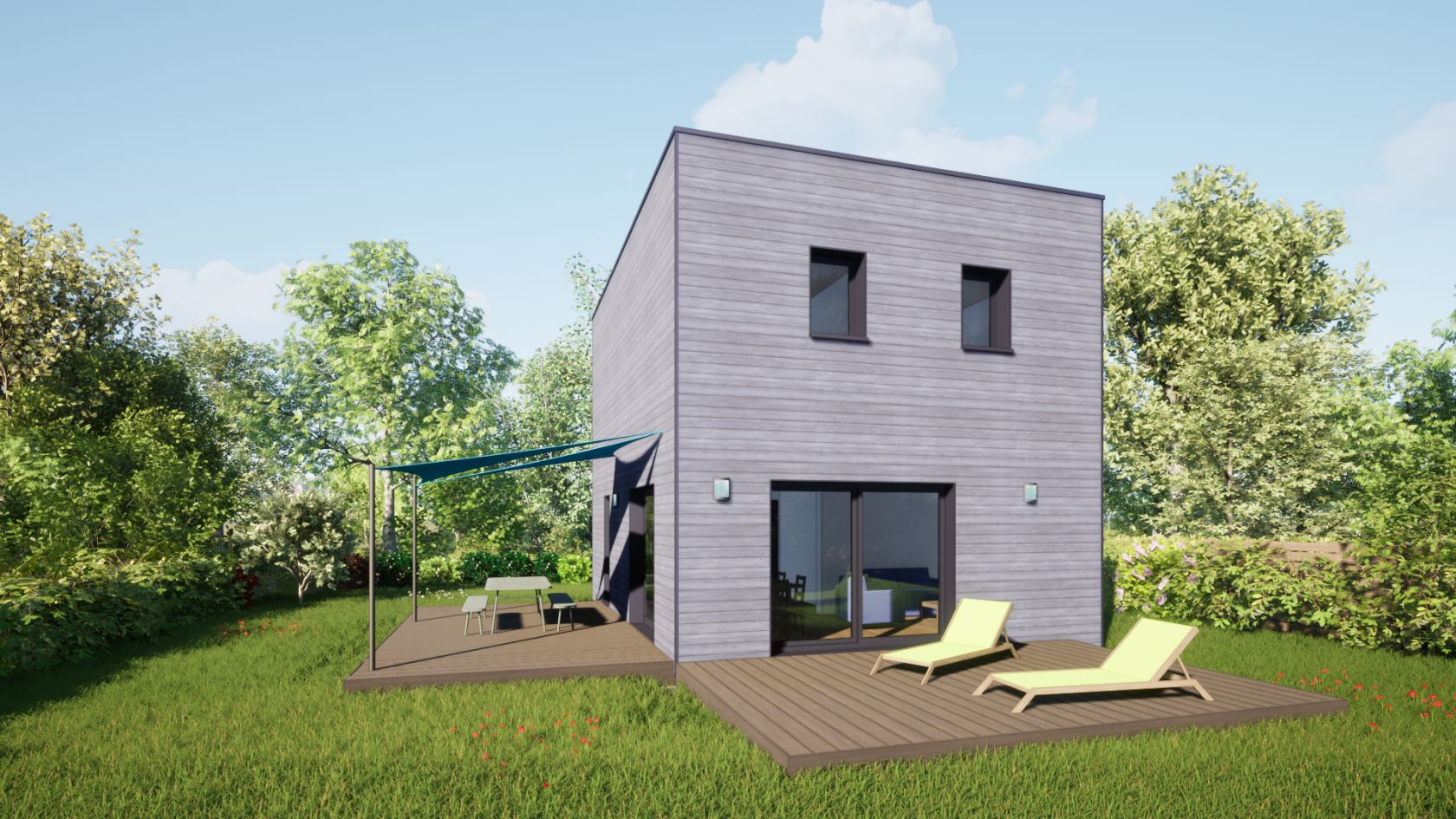 maison à construire de 80m2 en vente à CHAUMES-EN-RETZ