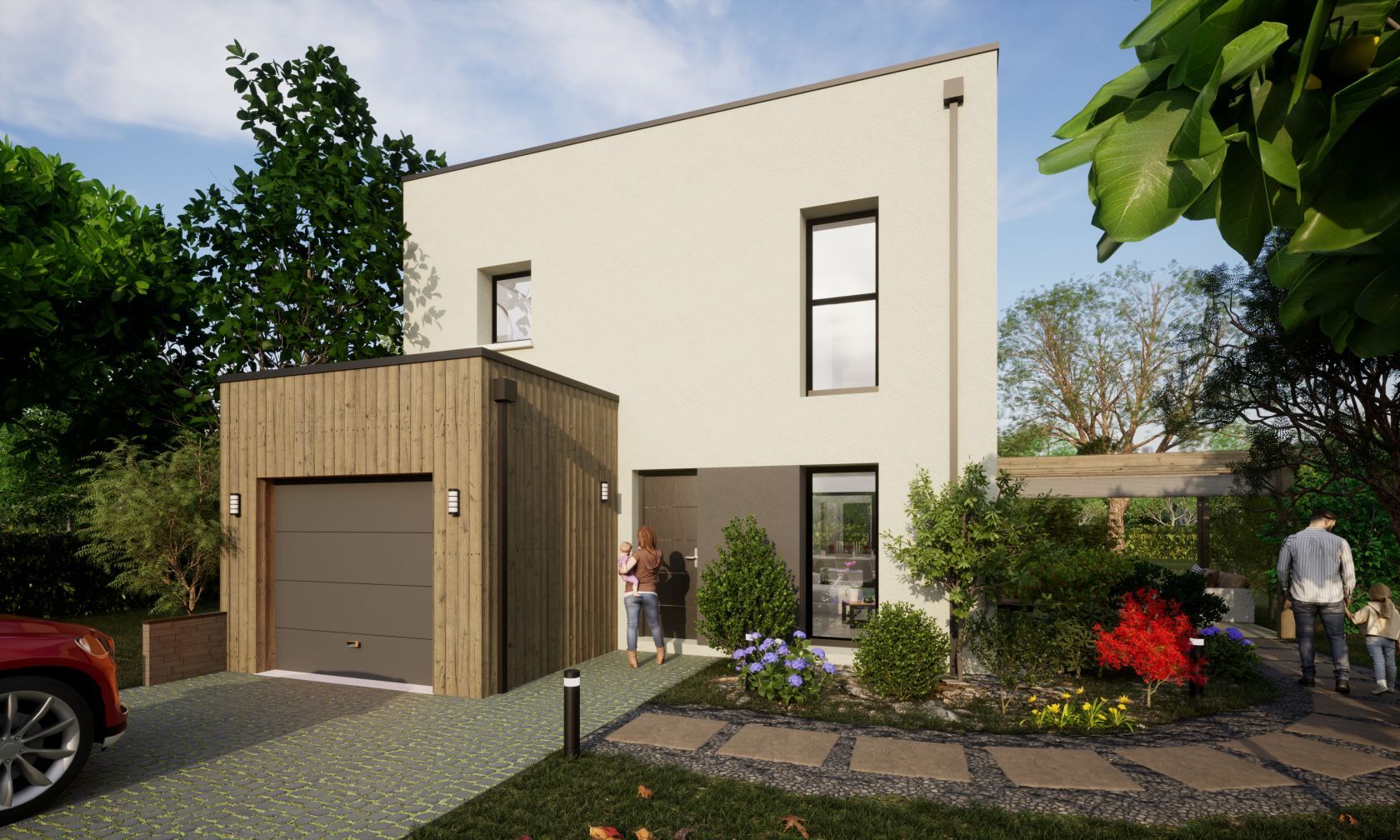 Sublime maison à construire de 98.32m2 en vente à SAINT-MALO-DE-GUERSAC (44550)