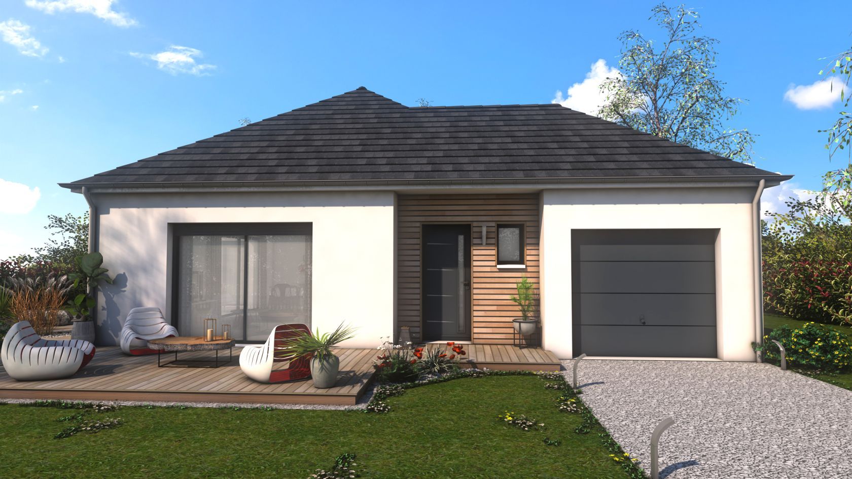 maison à vendre de 99.75m2 en vente à TALMONTIERS (60590)