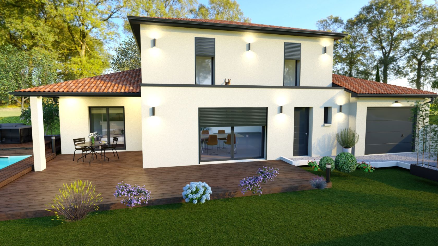 maison à construire de 115m2 en vente à SAINT-BONNET-DE-MURE