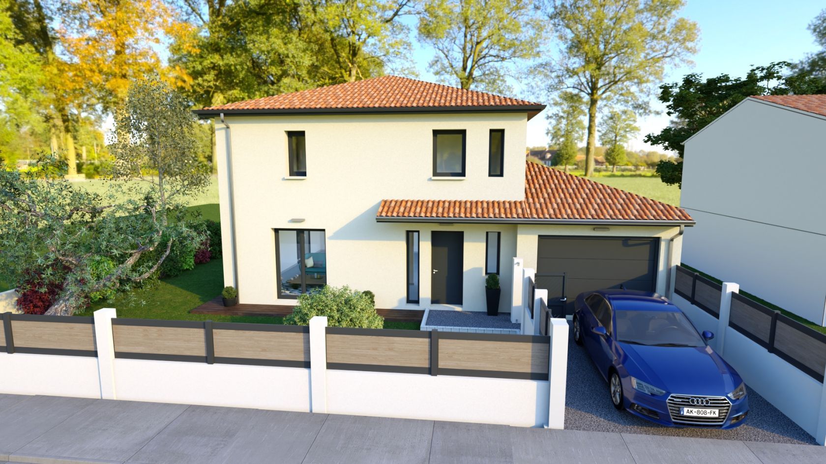 maison individuelle de 90m2 à SAINT-BONNET-DE-MURE (69720)