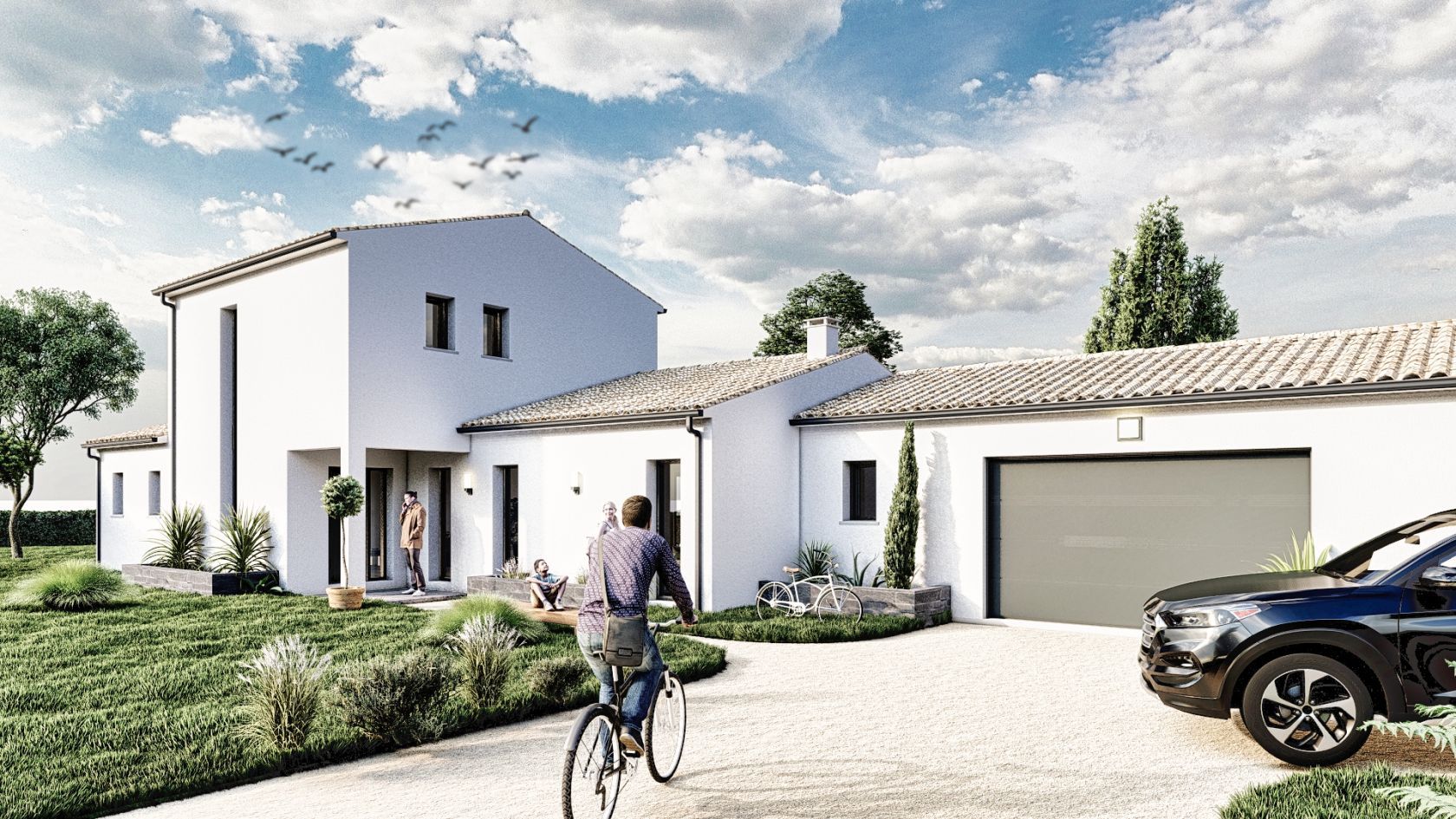 Jolie maison individuelle de 120m2 en vente à TONNAY-BOUTONNE (17380)