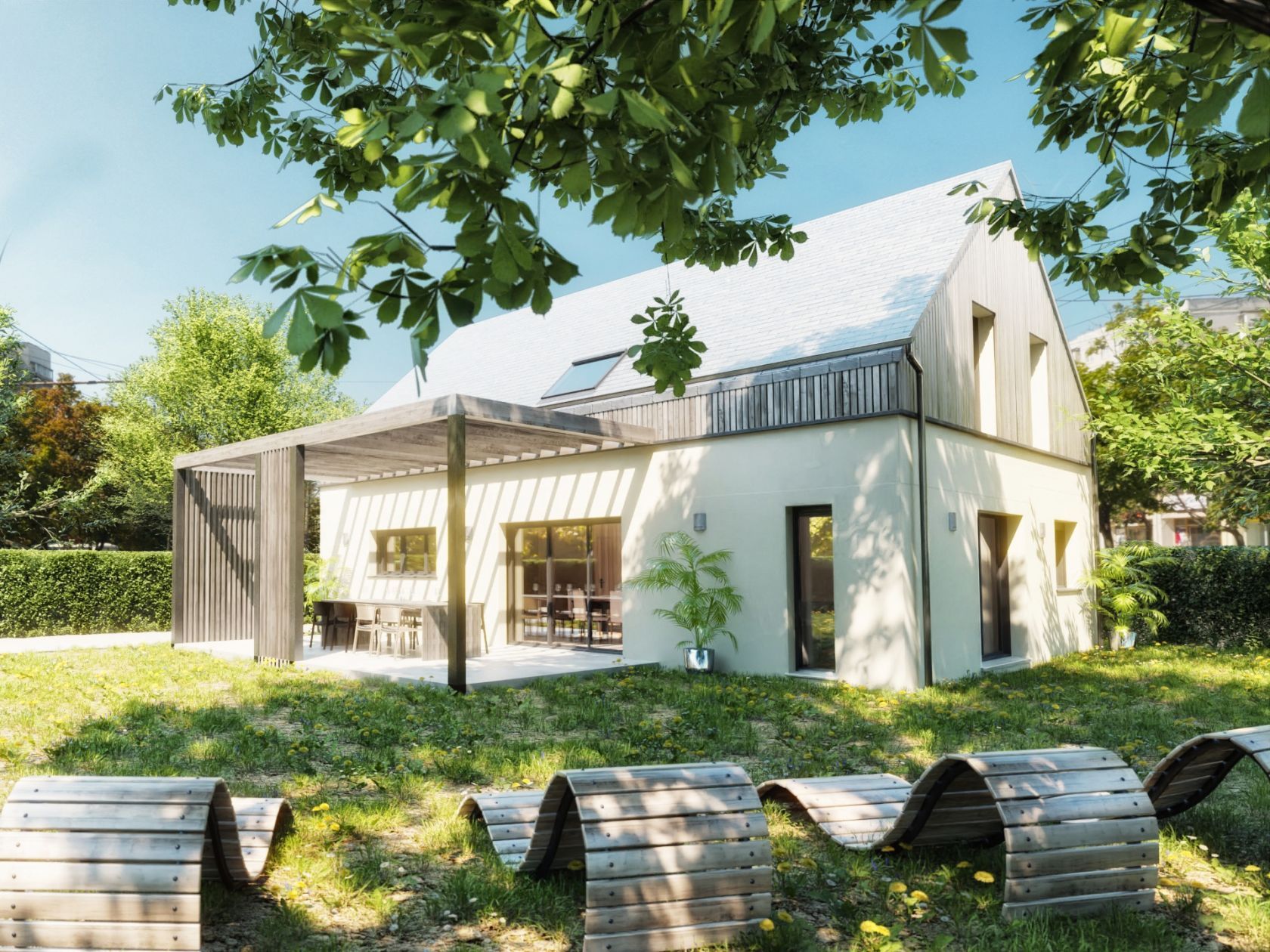 Belle maison à vendre de 103m2 disponible à LA CHAPELLE-SAINT-FLORENT