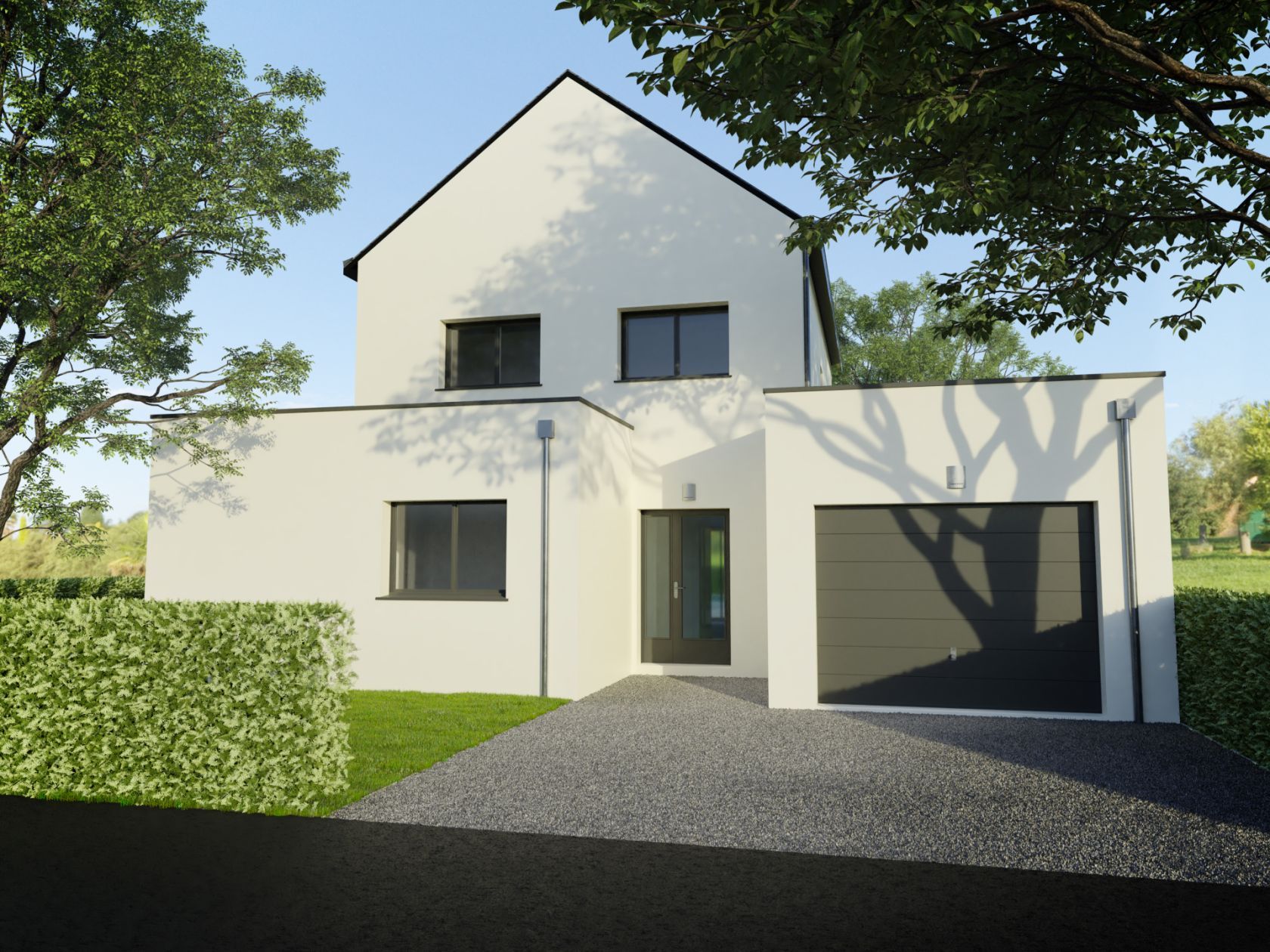 Parcelle de terrain à batir de 527m2 en vente à LE PLESSIS-GRAMMOIRE