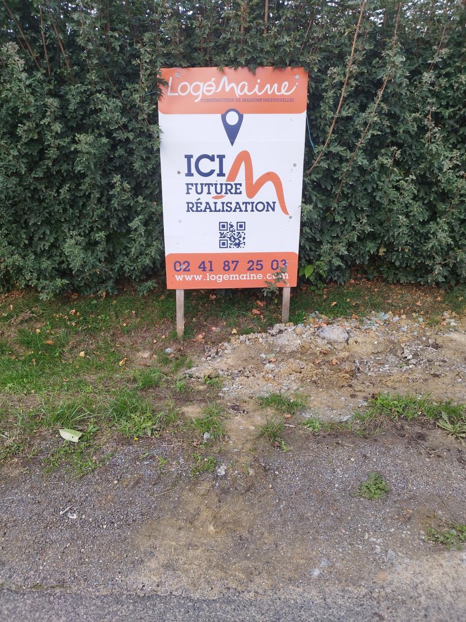 terrain à construire viabilisé disponible à RABLAY-SUR-LAYON (49750)