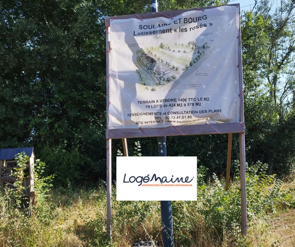 terrain à construire viabilisé en vente à SOULAIRE-ET-BOURG
