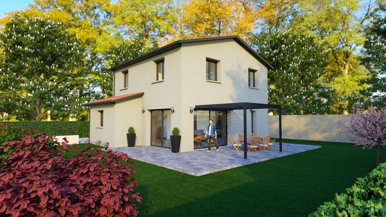Sublime maison à vendre de 95m2 disponible à MARCHAMPT (69430)