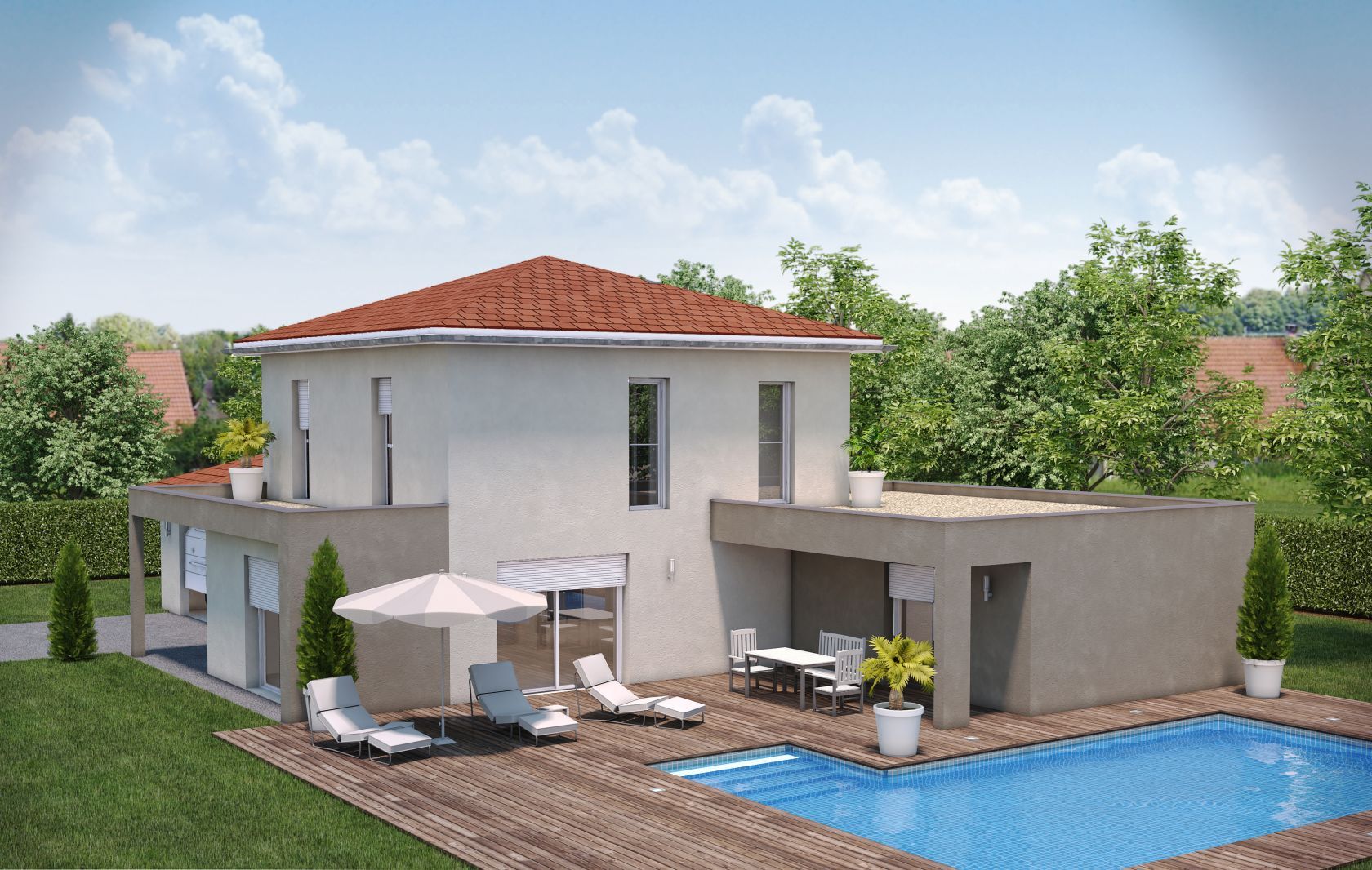 maison à construire de 140m2 à MARCY (69480)