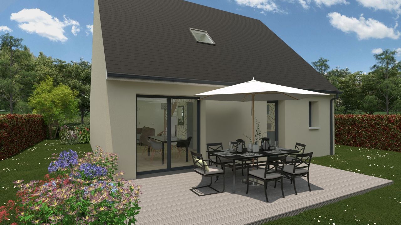 Agréable maison à vendre de 94m2 disponible à LE PLESSIS-GRAMMOIRE