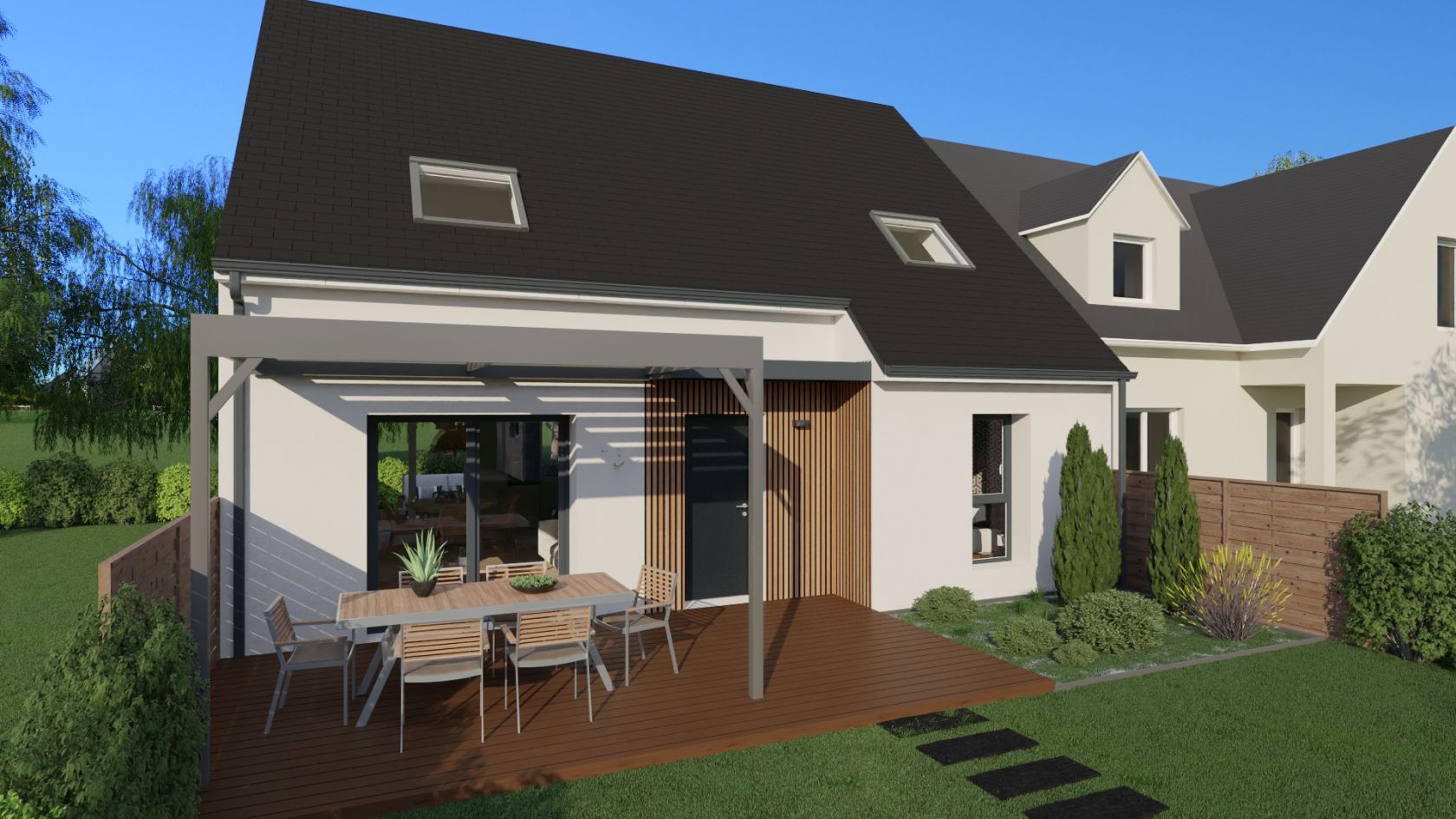 Belle maison individuelle de 106m2 en vente à NOTRE-DAME-D'ALLENCON