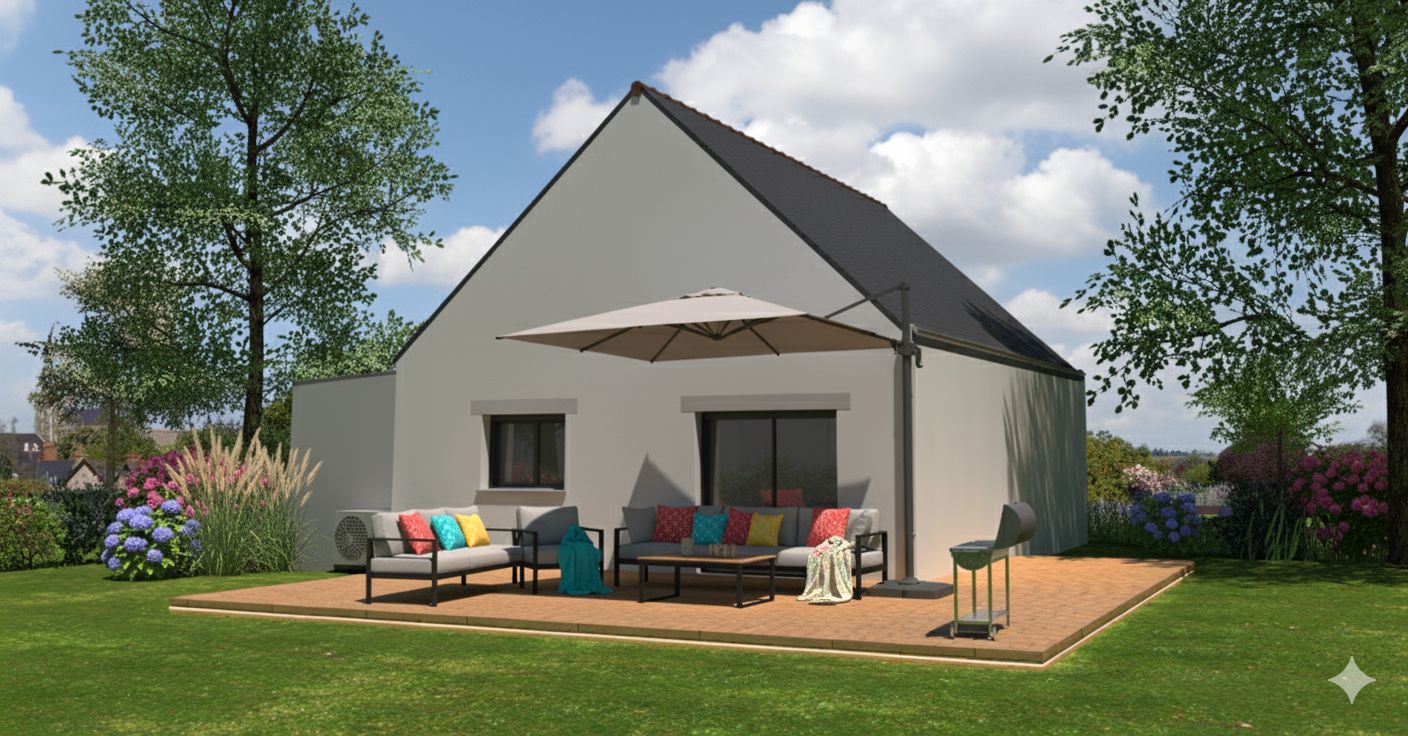 Jolie maison de 65m2 à LA VRAIE-CROIX (56250)