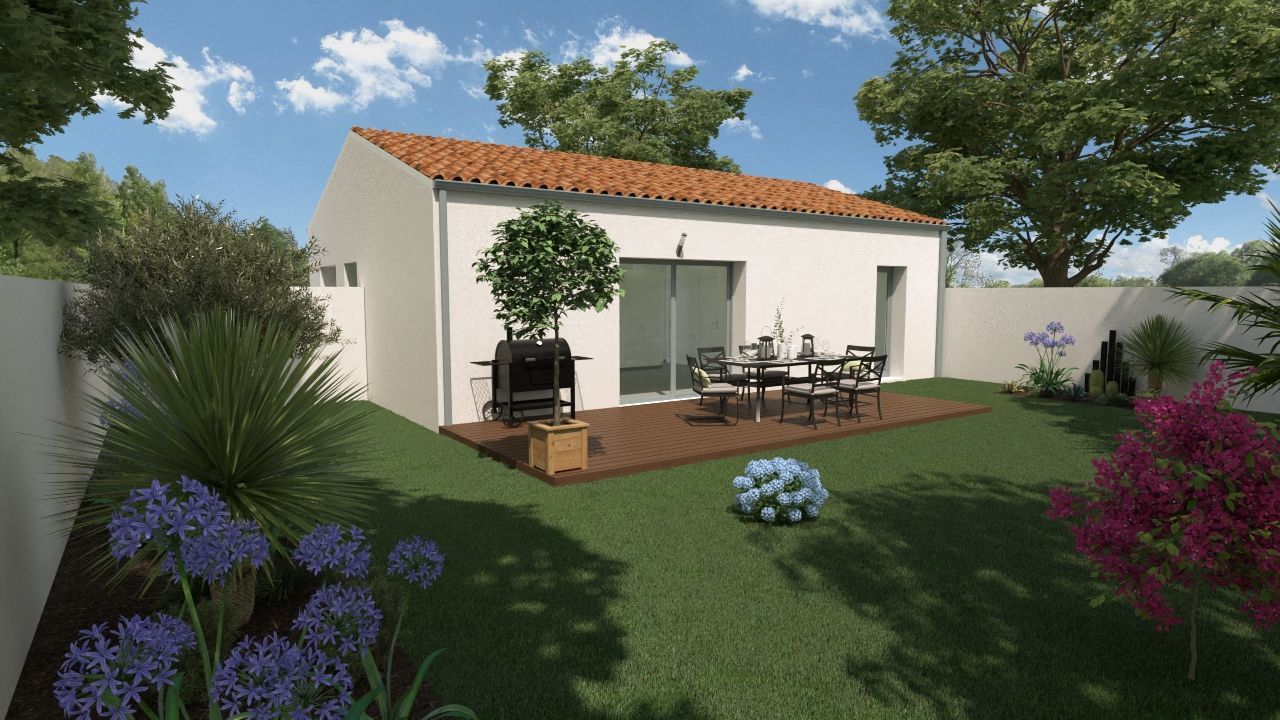 maison à vendre de 65m2 à SAINT-MEDARD-D'AUNIS