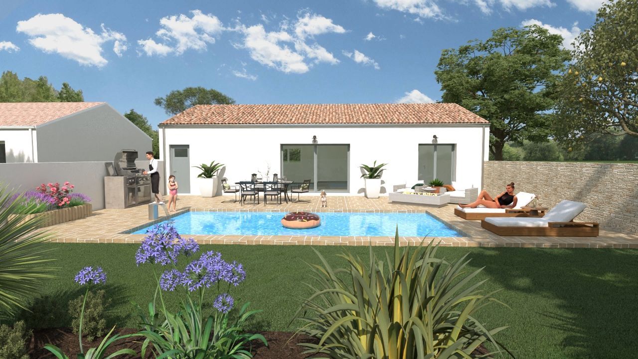 maison individuelle de 105m2 à SAINT-MEDARD-D'AUNIS (17220)