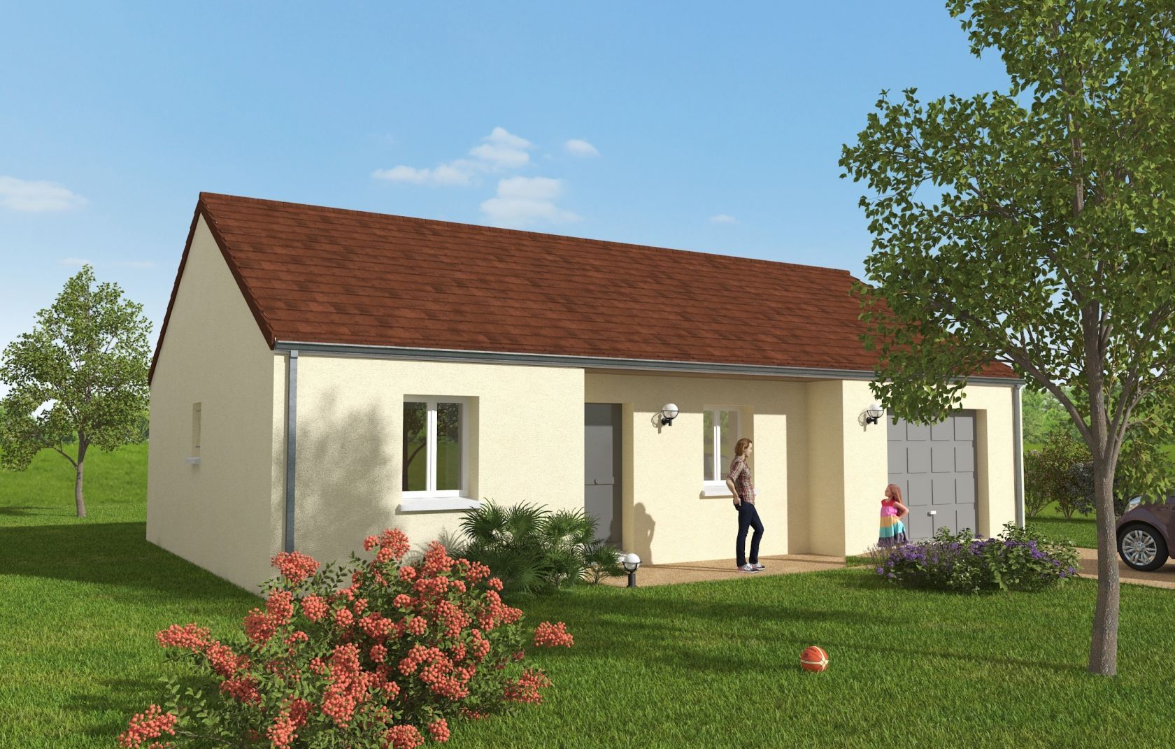 Ravissante maison à construire de 60m2 à SAINT-BENOIT-SUR-LOIRE