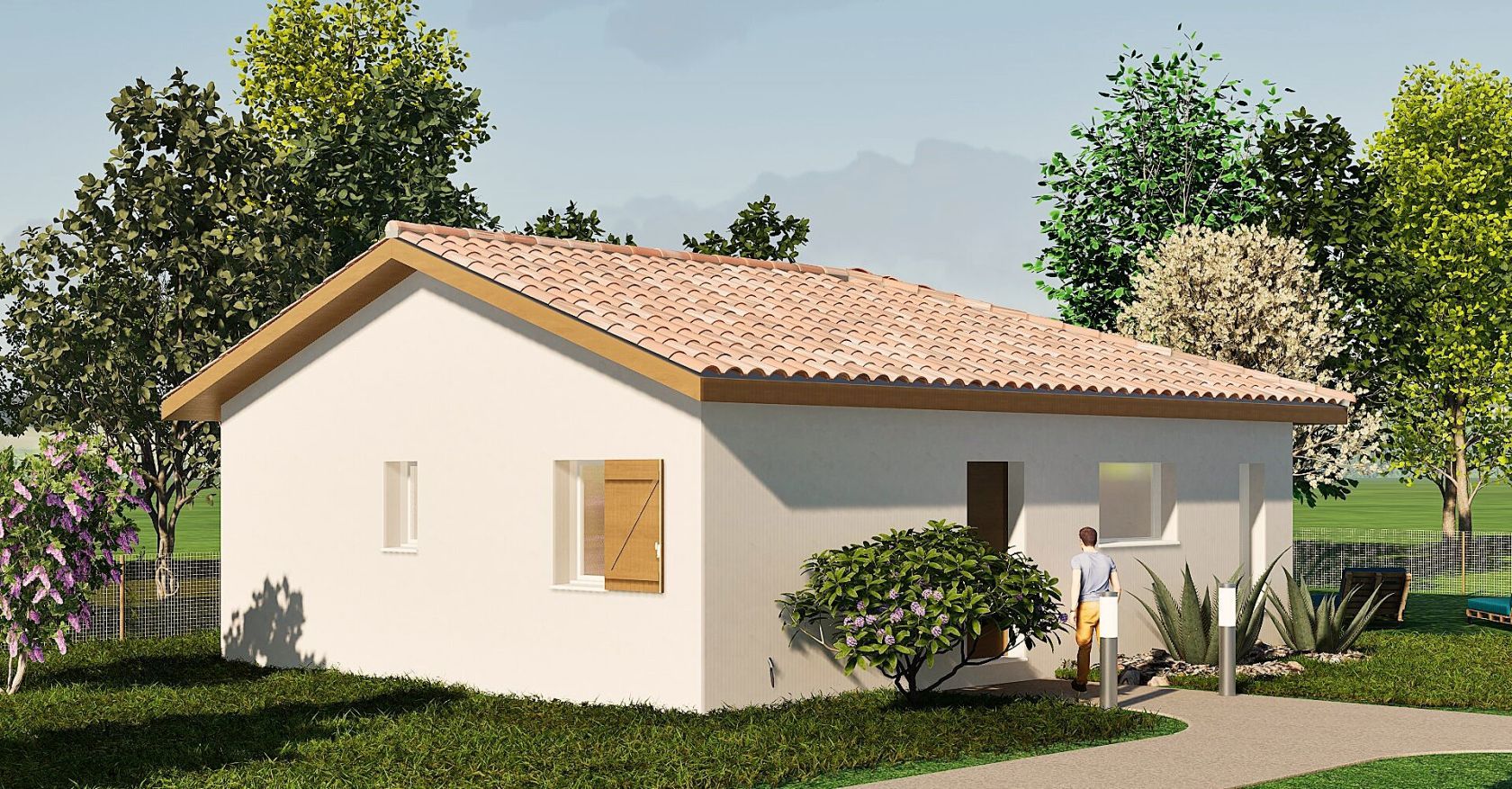 Charmante maison à construire de 64.08m2 en vente à AHETZE