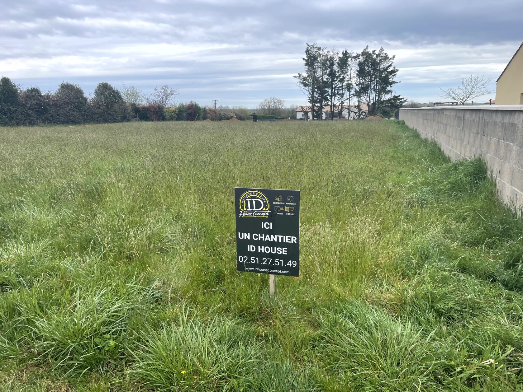 Sublime terrain à construire viabilisé de 650m2 à AUZAY (85200)