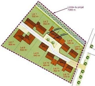 terrain à construire de 640m2 en vente à MONTREUIL (85200)