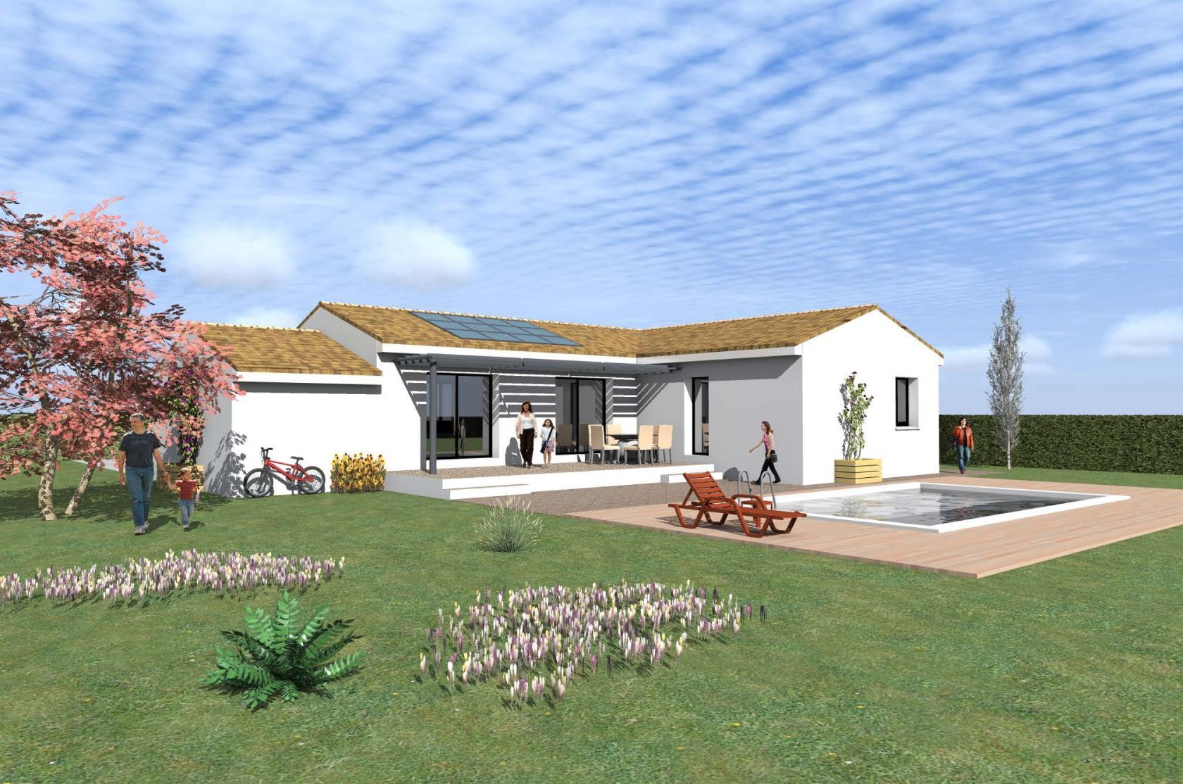 Charmante maison à vendre en vente à FABREGUES (34690)