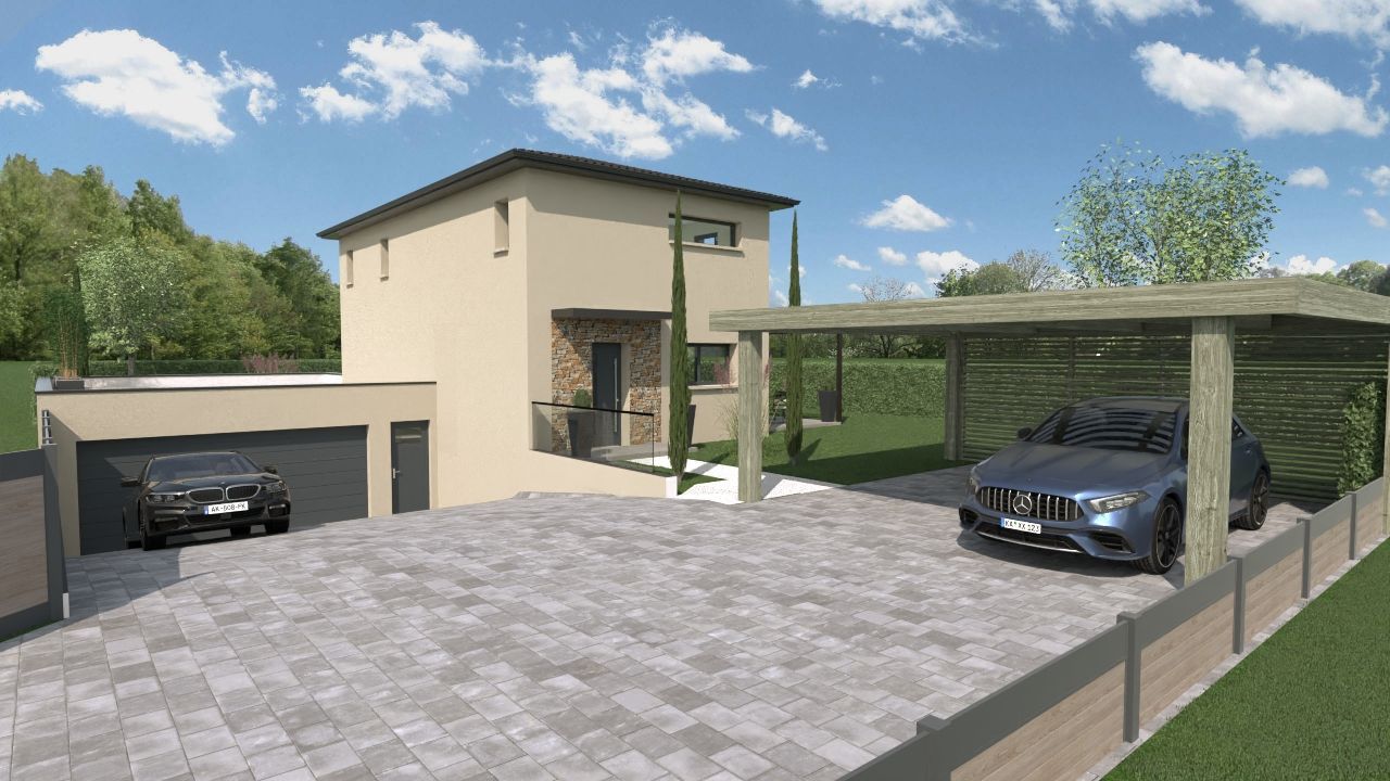 Beau terrain constructible viabilisé à DARDILLY