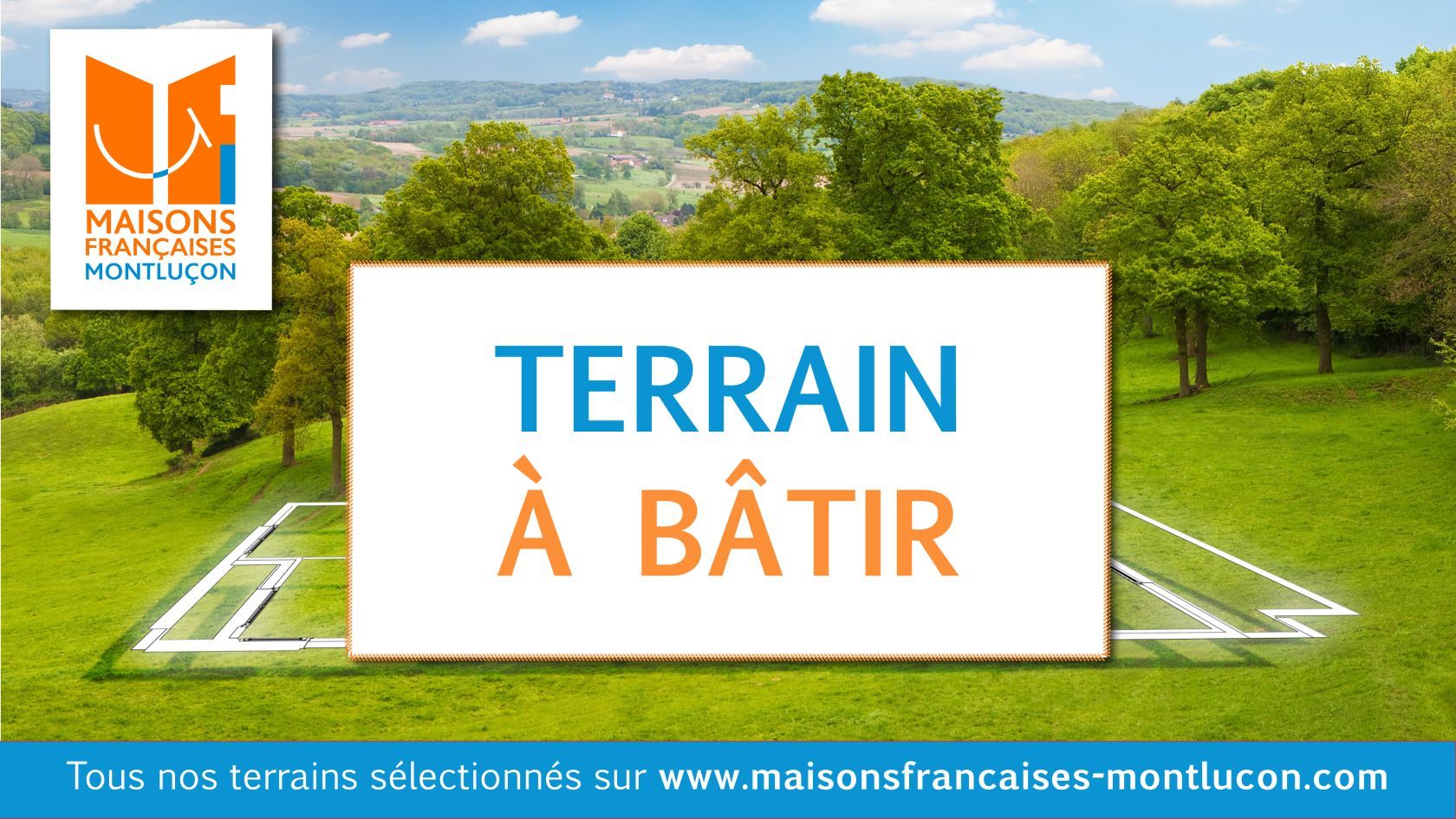 Agréable terrain à vendre de 1123m2 disponible à DOMERAT