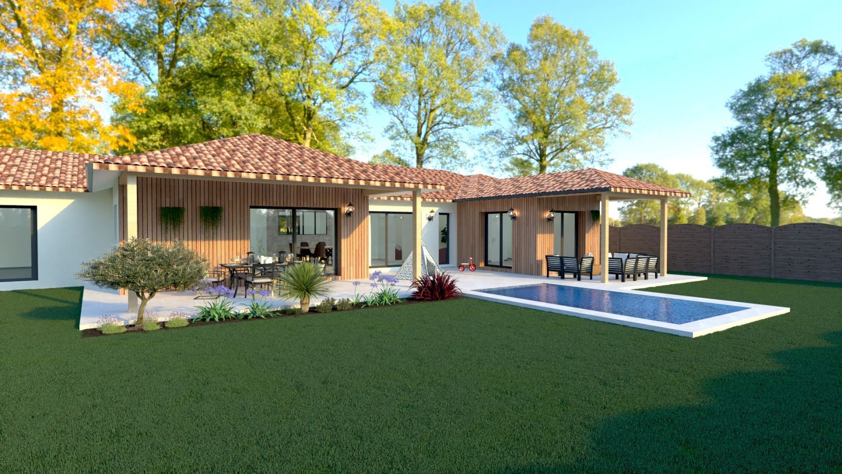 maison individuelle de 95m2 en vente à BIGANOS