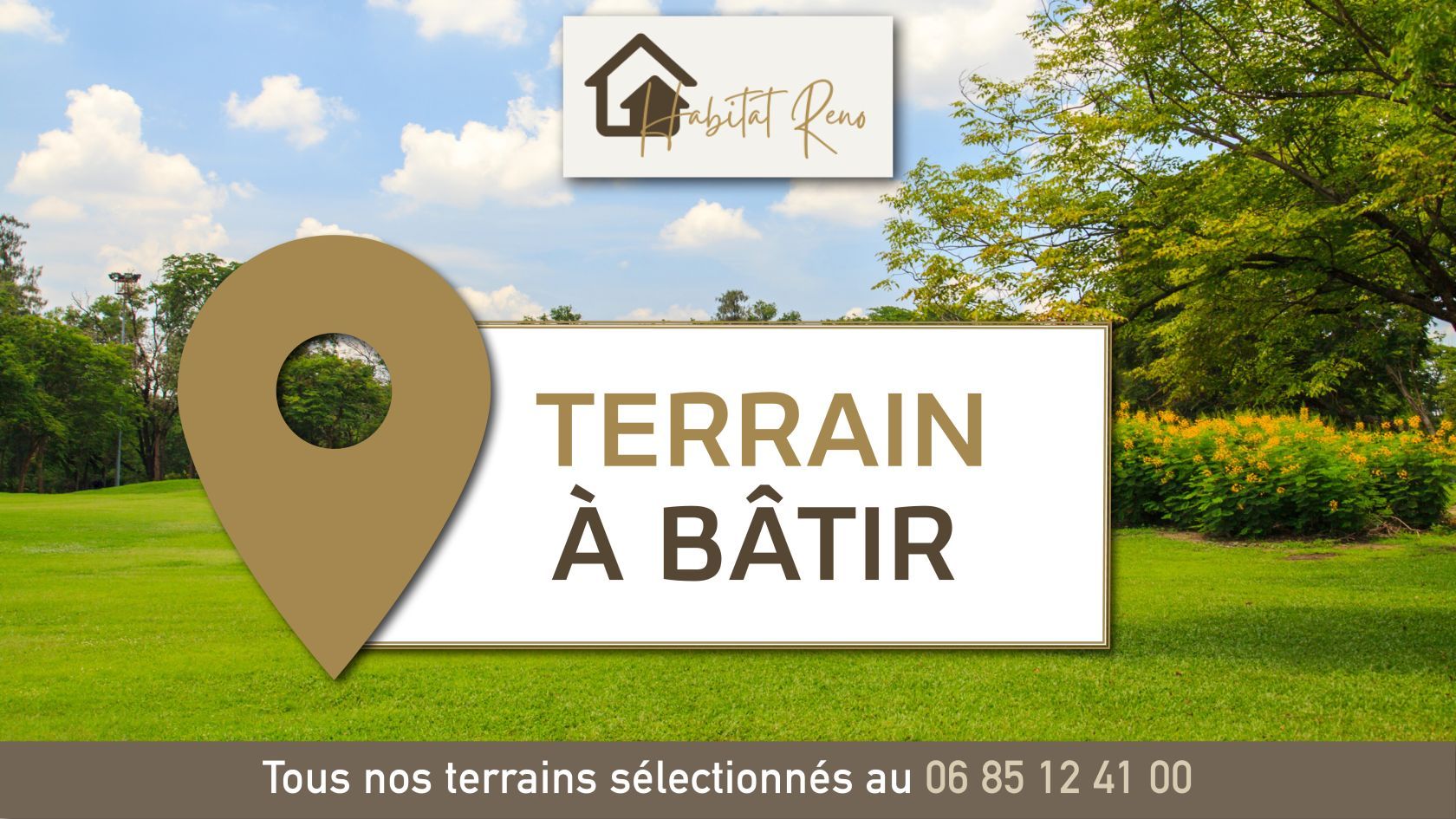 Très beau terrain à batir de 500m2 à ANGERVILLE-LA-CAMPAGNE (27930)
