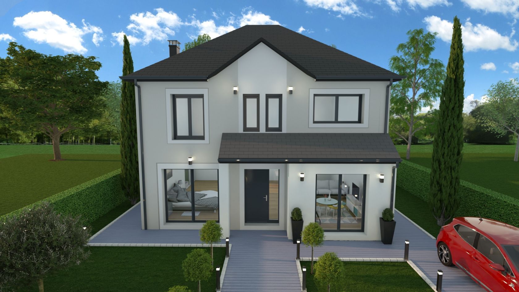 Agréable maison individuelle de 110m2 en vente à FAVIERES