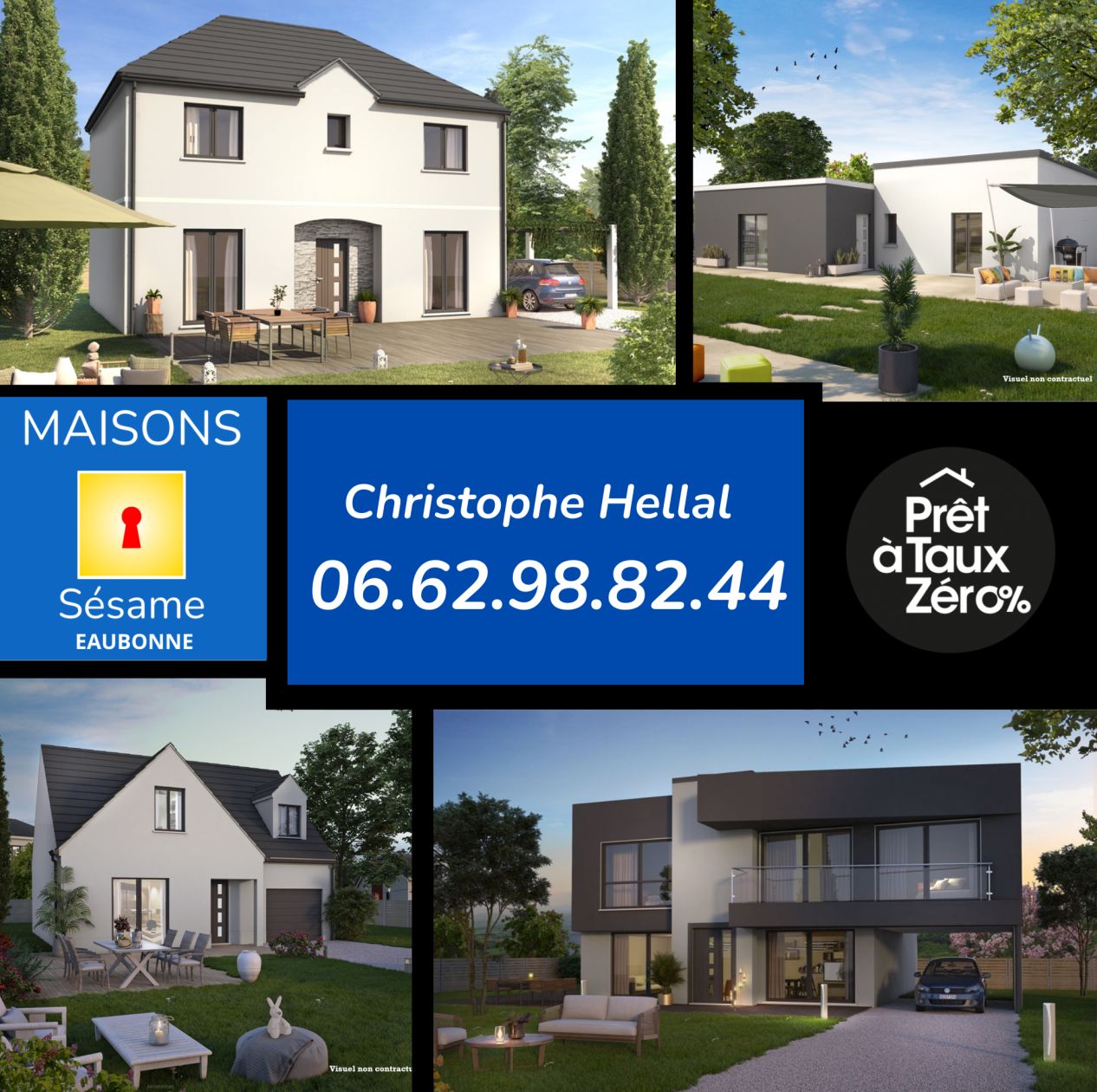 terrain à construire viabilisé de 350m2 à MONTIGNY-LES-CORMEILLES (95370)