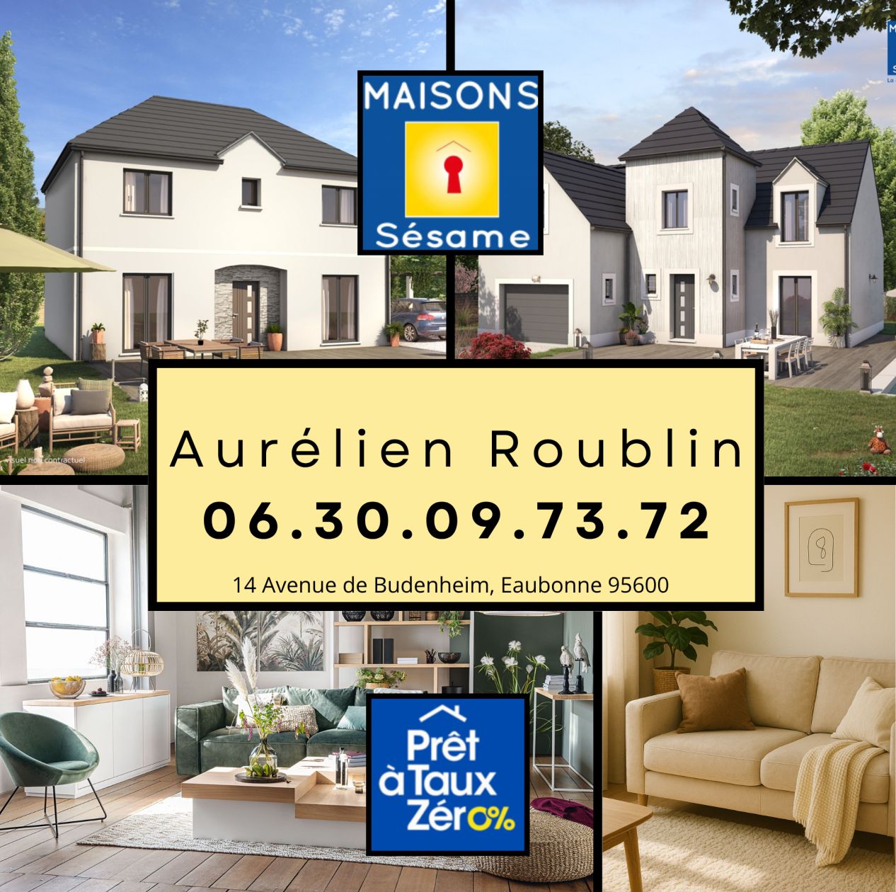 terrain constructible viabilisé de 425m2 en vente à ASNIERES-SUR-OISE (95270)