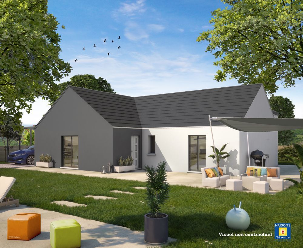 Belle maison à construire de 118m2 disponible à ROZAY-EN-BRIE (77540)