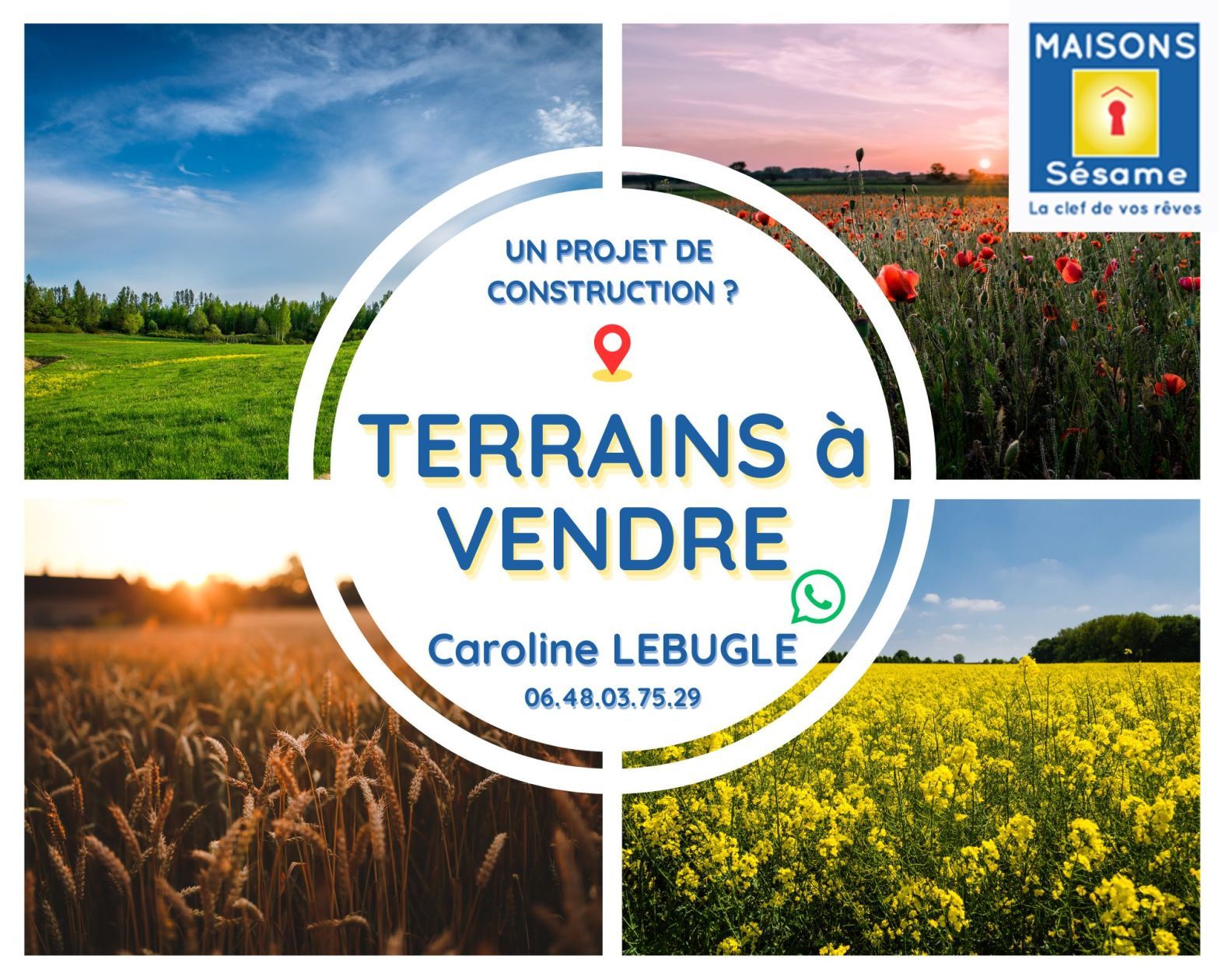terrain à construire viabilisé en vente à LE PLESSIS-TREVISE