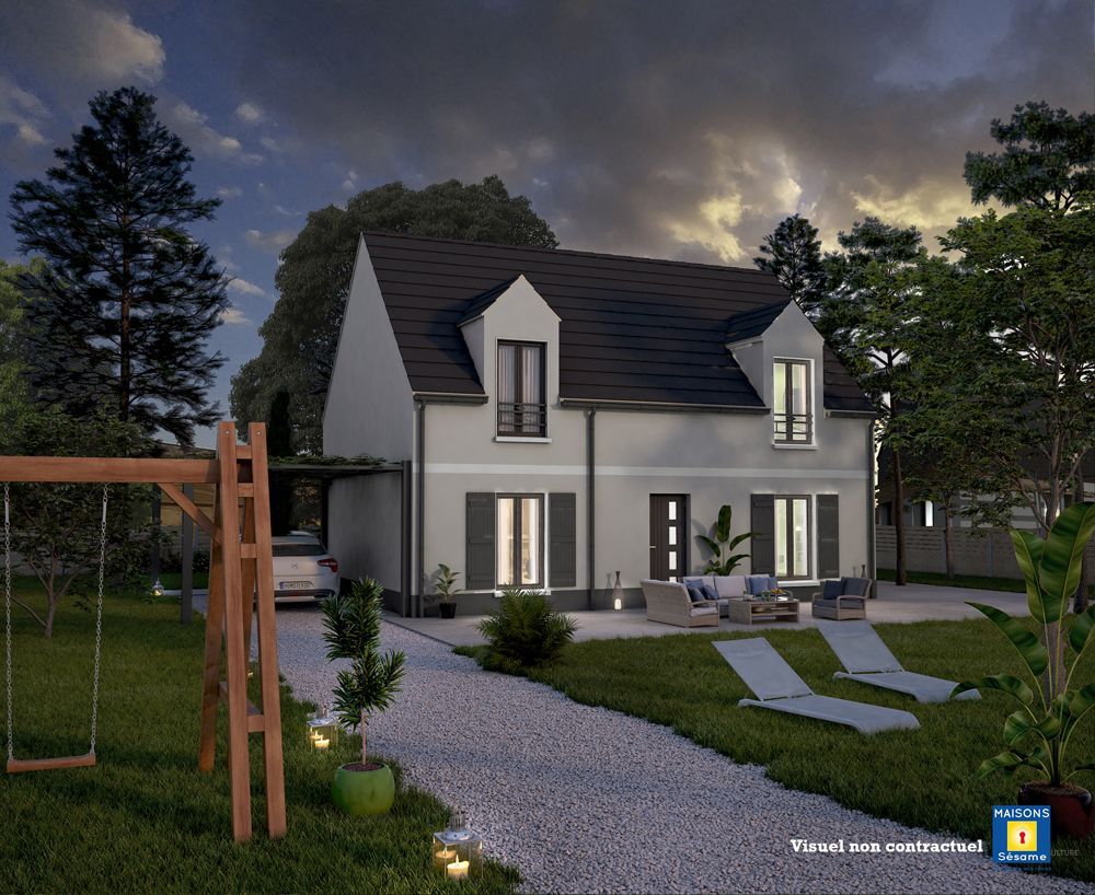 Ravissante maison à construire de 101m2 disponible à BOULLAY-LES-TROUX