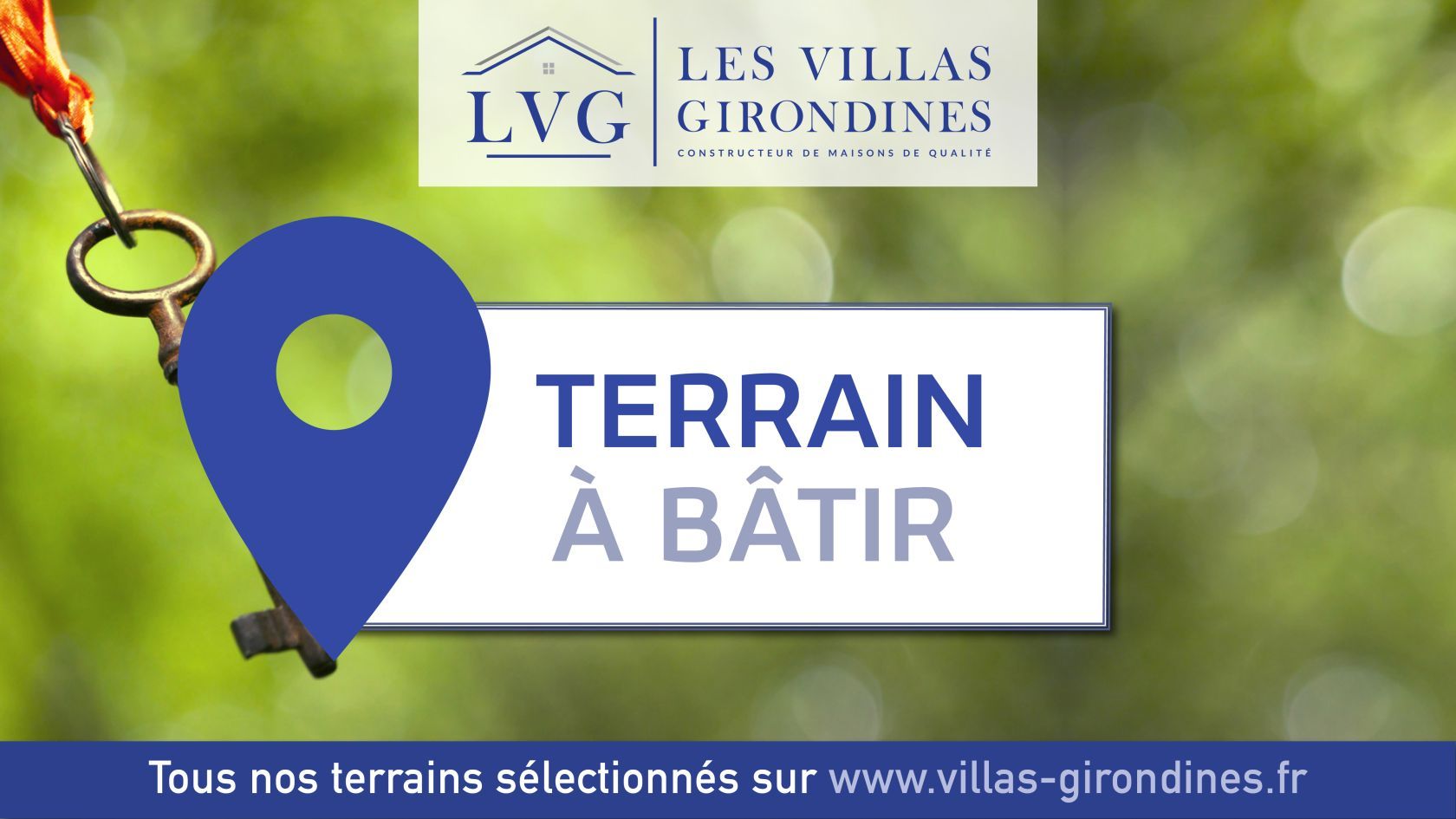 Superbe terrain constructible viabilisé de 600m2 disponible à SAINT-ANDRE-DE-CUBZAC (33240)