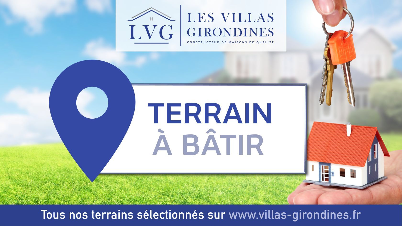 Beau terrain constructible viabilisé en vente à SAUCATS