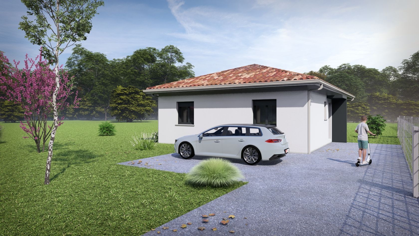 maison de 85m2 à MAURRIN (40270)