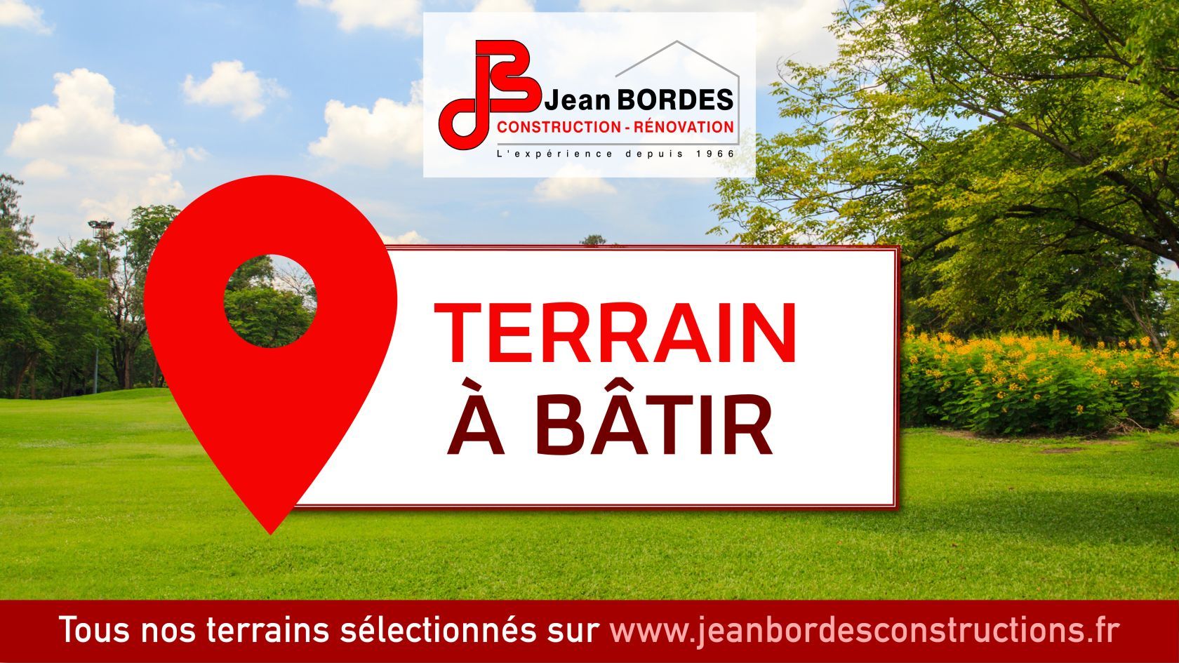 Joli terrain à construire à VILLENEUVE-DE-MARSAN (40190)