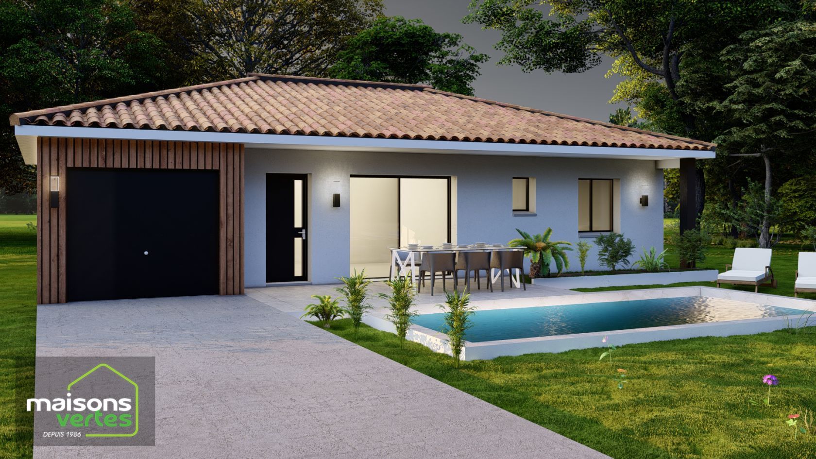 maison de 90m2 disponible à MOUX (11700)