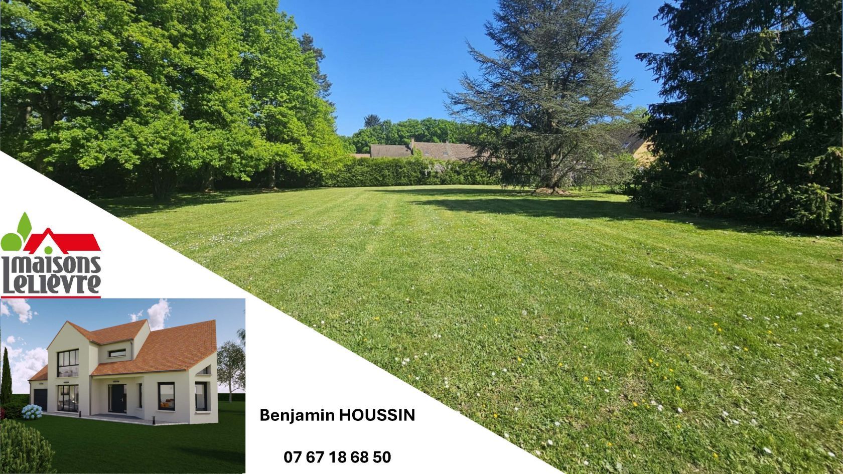 Agréable terrain de 1200m2 à SAINT-LEGER-EN-YVELINES