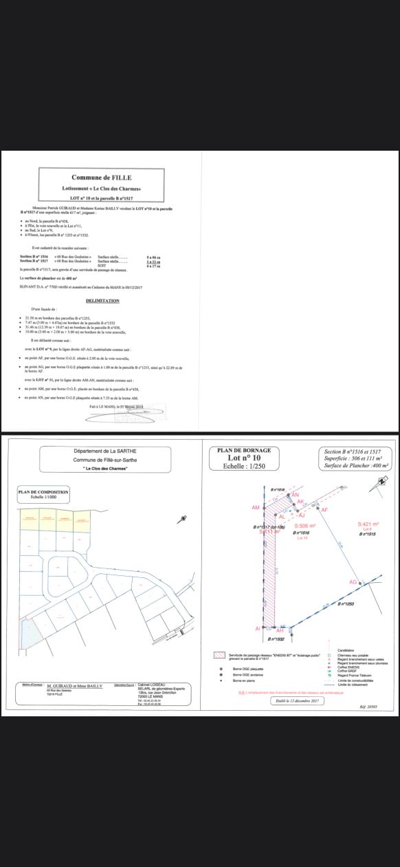 Sublime terrain à vendre à FILLE