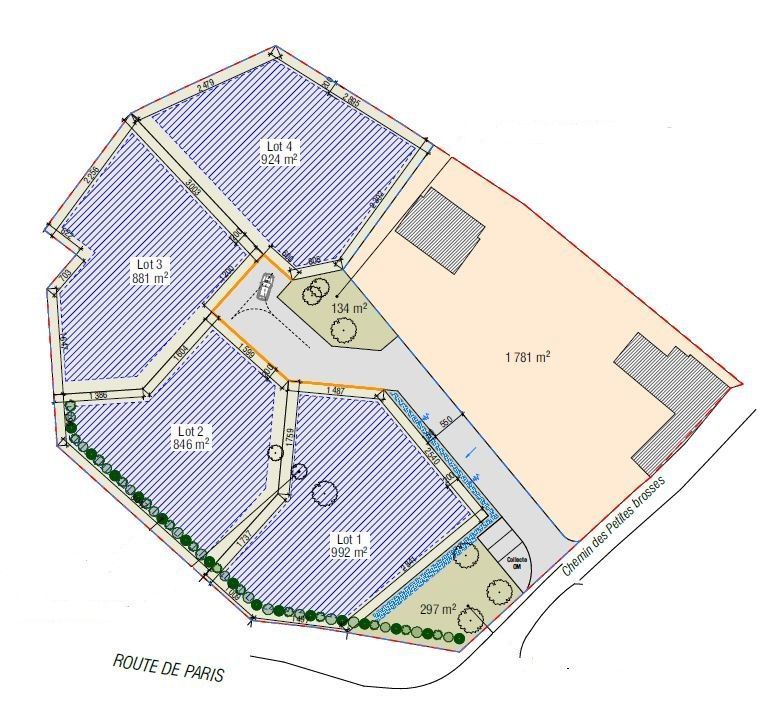 Très beau terrain constructible disponible à YVRE-L'EVEQUE (72530)