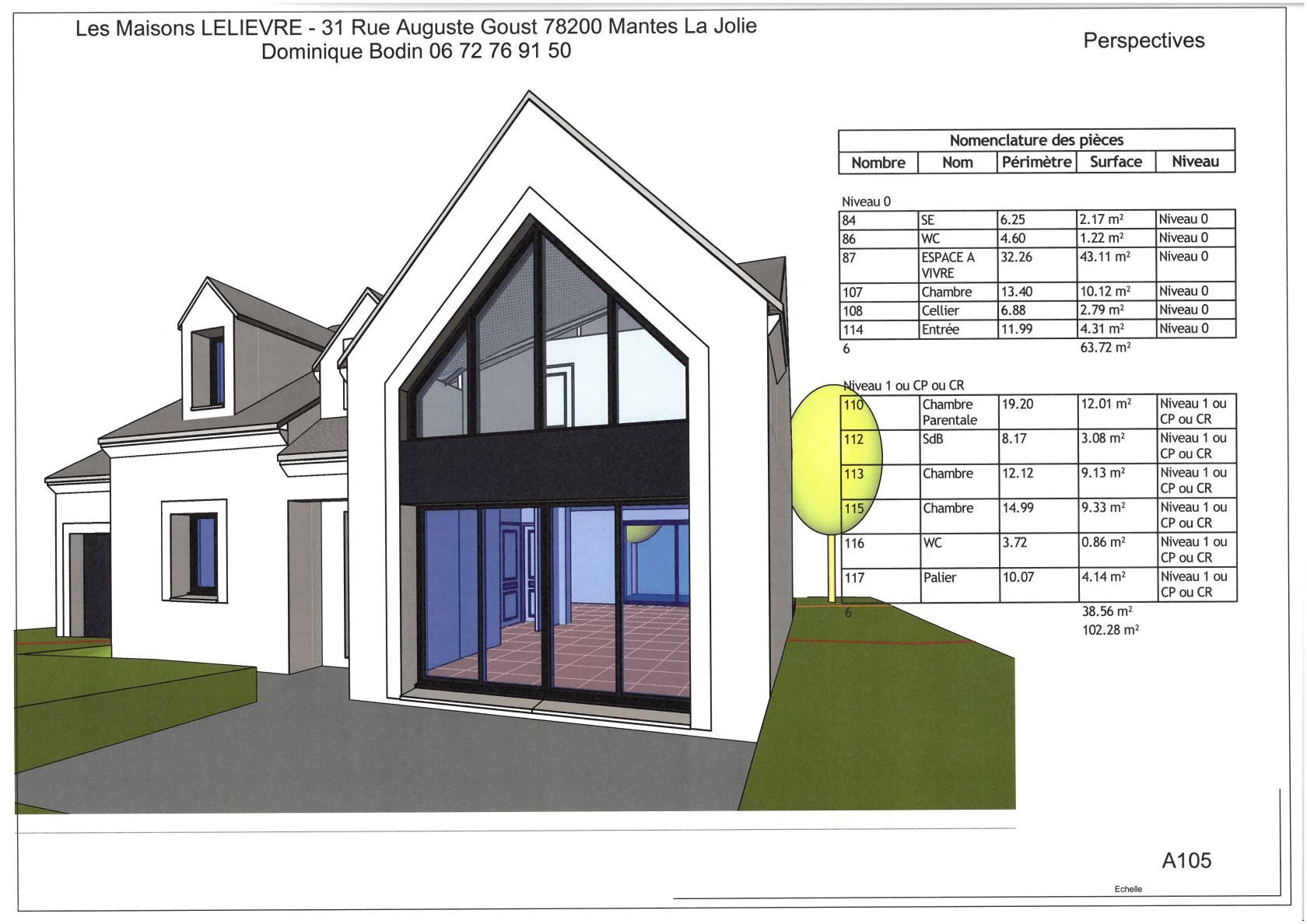 maison de 102m2 en vente à BREUIL-BOIS-ROBERT
