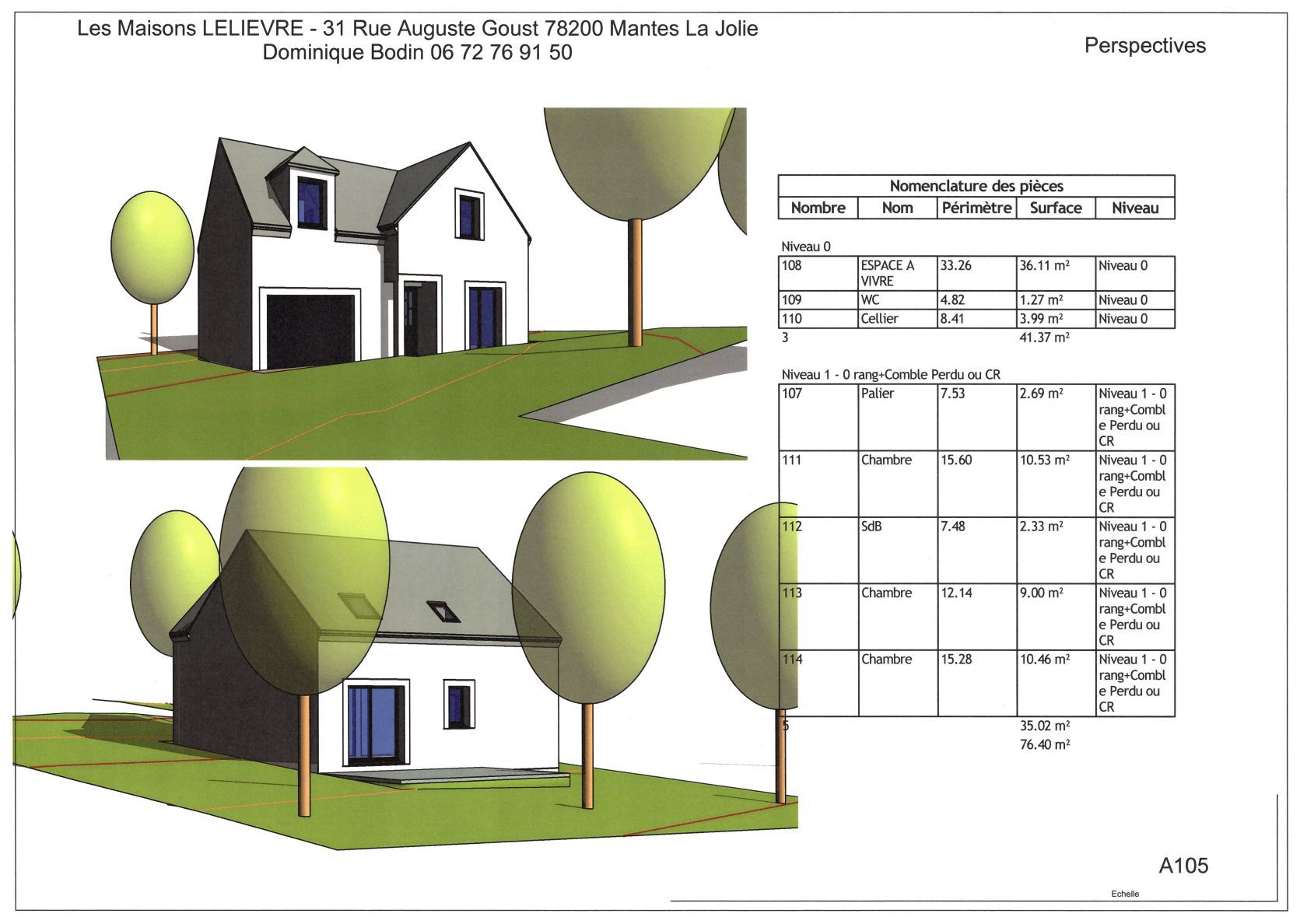 Sublime maison de 76m2 disponible à CHAMBOURCY