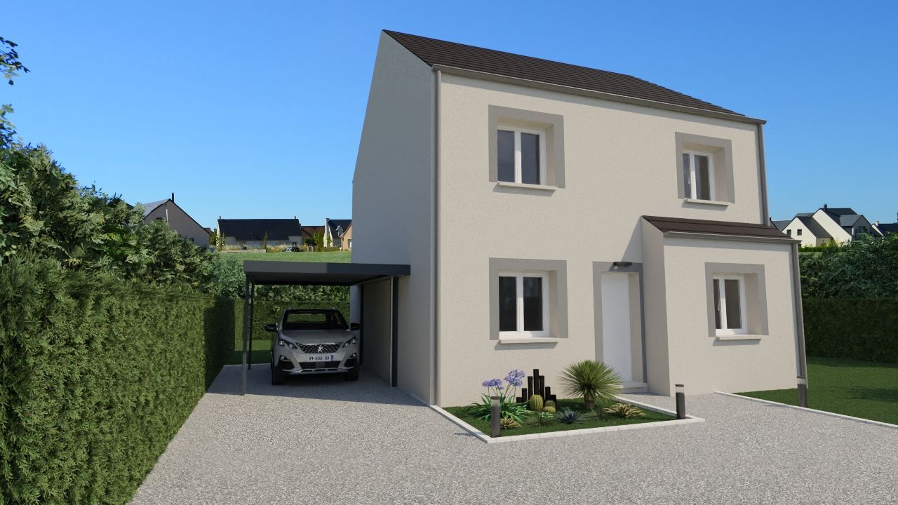Charmante maison à construire de 108m2 disponible à AUBERGENVILLE (78410)