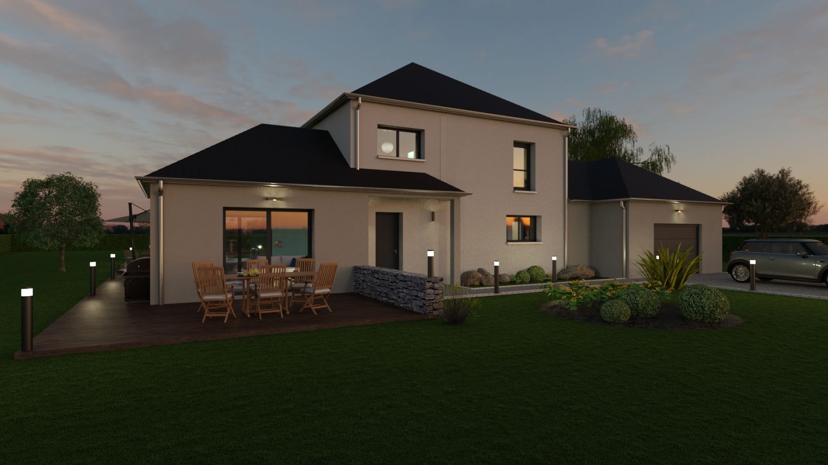 maison individuelle de 164m2 à VARENNES-JARCY