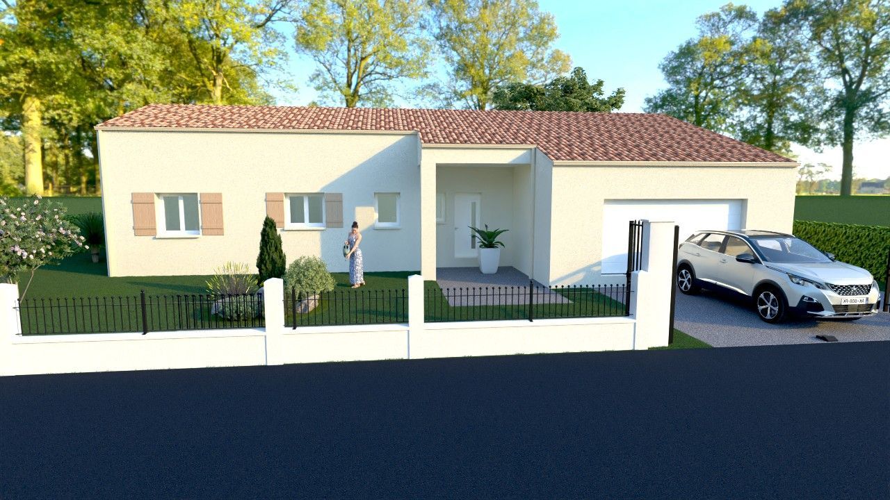 Charmante maison à construire de 124m2 à LA TREMBLADE (17390)
