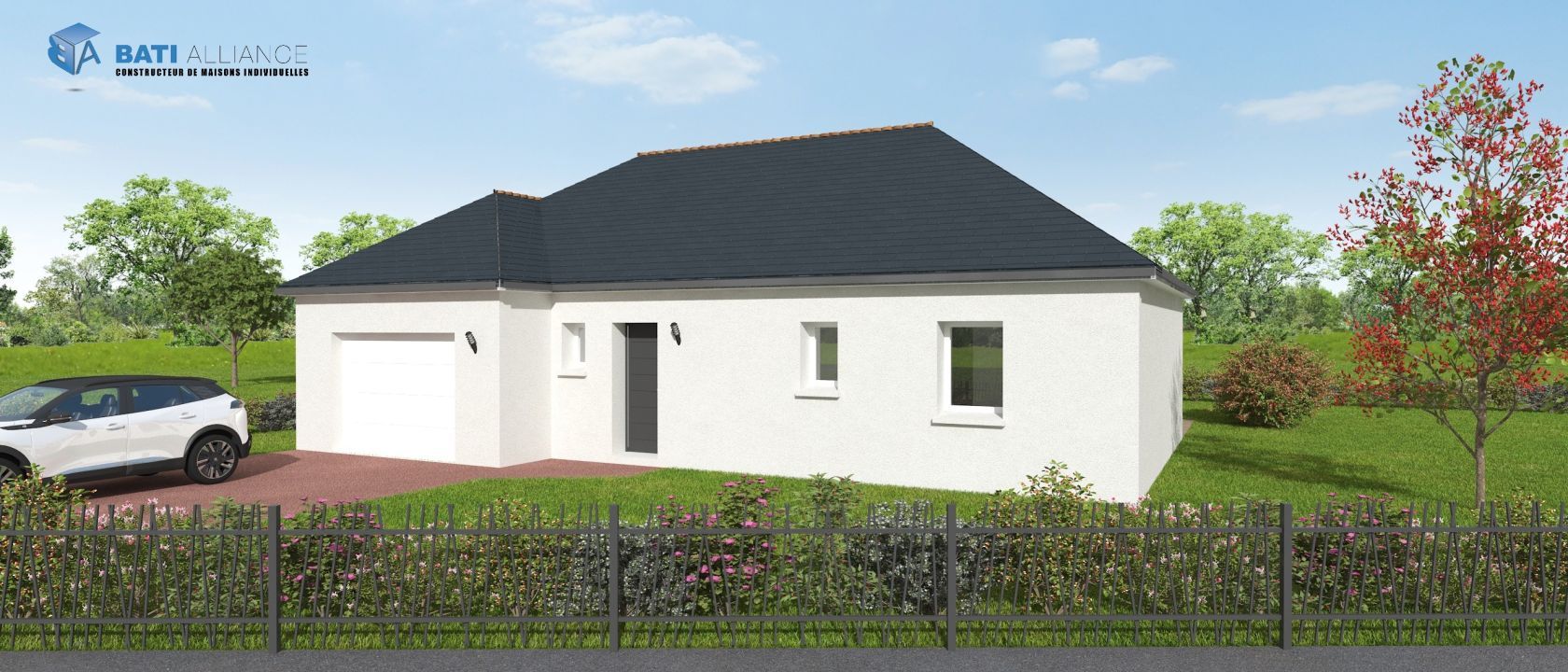 Magnifique maison à construire de 100m2 disponible à GORRON (53120)